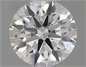 Natural Diamond 0.71 Carats, Round with Excellent Cut, E Color, VVS1 Clarity and Certified by GIA