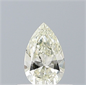 Natural Diamond 0.30 Carats, Pear with  Cut, J Color, IF Clarity and Certified by IGI