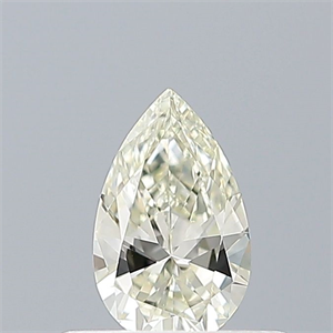 Picture of Natural Diamond 0.30 Carats, Pear with  Cut, J Color, IF Clarity and Certified by IGI
