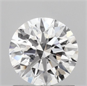 Lab Grown Diamond 1.06 Carats, Round with Ideal Cut, D Color, VVS1 Clarity and Certified by IGI
