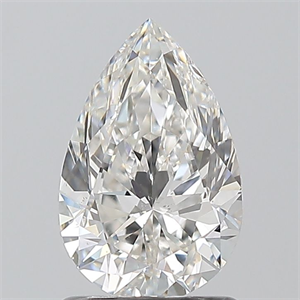 Picture of Natural Diamond 1.20 Carats, Pear with  Cut, G Color, SI1 Clarity and Certified by GIA