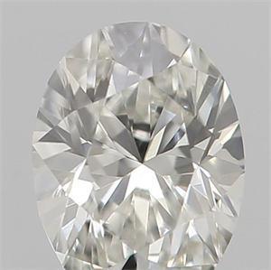 Picture of Natural Diamond 0.17 Carats, Oval with  Cut, H Color, VVS1 Clarity and Certified by IGI