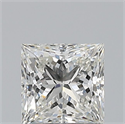 Natural Diamond 0.75 Carats, Princess with  Cut, I Color, VVS1 Clarity and Certified by GIA