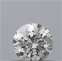 Natural Diamond 0.40 Carats, Round with Excellent Cut, F Color, VVS1 Clarity and Certified by GIA