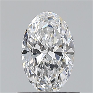 Picture of Natural Diamond 0.50 Carats, Oval with  Cut, D Color, VVS1 Clarity and Certified by GIA