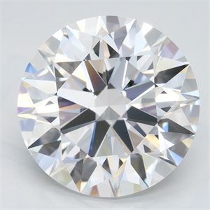 Picture of Lab Grown Diamond 4.35 Carats, Round with Excellent Cut, D Color, IF Clarity and Certified by GIA