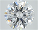 Lab Grown Diamond 1.04 Carats, Round with Excellent Cut, D Color, VS1 Clarity and Certified by IGI