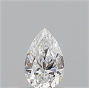 Diamante Natural 0.50 quilates, De pera , Color D, claridad VVS1 y certificado GIA