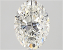 Natural Diamond 1.31 Carats, Oval with  Cut, G Color, VS1 Clarity and Certified by GIA