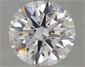 Lab Grown Diamond 2.56 Carats, Round with Ideal Cut, D Color, FL Clarity and Certified by IGI