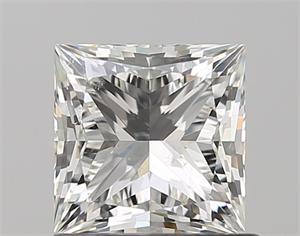 Picture of Natural Diamond 1.04 Carats, Princess with  Cut, I Color, SI2 Clarity and Certified by GIA