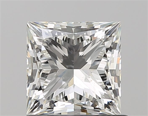 Picture of Natural Diamond 1.04 Carats, Princess with  Cut, I Color, SI2 Clarity and Certified by GIA