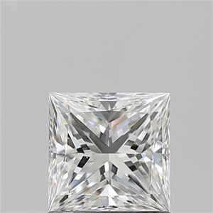 Picture of Natural Diamond 1.03 Carats, Princess with  Cut, G Color, VS1 Clarity and Certified by GIA