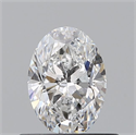 Natural Diamond 0.51 Carats, Oval with  Cut, E Color, VS1 Clarity and Certified by GIA