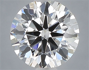 Picture of Lab Grown Diamond 1.05 Carats, Round with Excellent Cut, D Color, VVS2 Clarity and Certified by IGI
