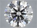 Lab Grown Diamond 1.05 Carats, Round with Excellent Cut, D Color, VVS2 Clarity and Certified by IGI