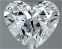 Natural Diamond 1.50 Carats, Heart with  Cut, G Color, VS1 Clarity and Certified by IGI