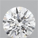 Lab Grown Diamond 1.02 Carats, Round with Ideal Cut, D Color, VVS2 Clarity and Certified by IGI