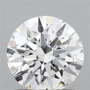 Picture of Lab Grown Diamond 1.02 Carats, Round with Ideal Cut, D Color, VVS2 Clarity and Certified by IGI