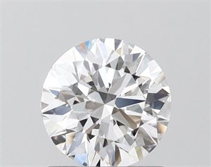 Picture of Lab Grown Diamond 1.02 Carats, Round with Ideal Cut, D Color, VVS1 Clarity and Certified by IGI
