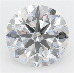 Picture of Lab Grown Diamond 4.01 Carats, Round with Excellent Cut, E Color, VVS2 Clarity and Certified by GIA