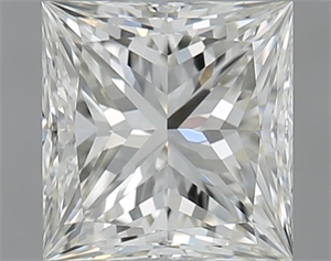 Foto Diamante Natural 1.00 quilates, Princesa , Color H, claridad IF y certificado IGI de