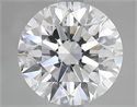Natural Diamond 2.01 Carats, Round with Excellent Cut, D Color, FL Clarity and Certified by GIA