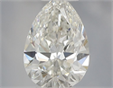 Natural Diamond 0.42 Carats, Pear with  Cut, H Color, VS2 Clarity and Certified by IGI