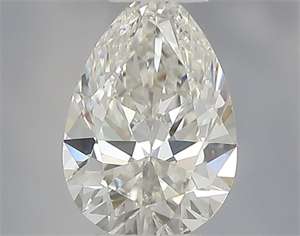Picture of Natural Diamond 0.42 Carats, Pear with  Cut, H Color, VS2 Clarity and Certified by IGI