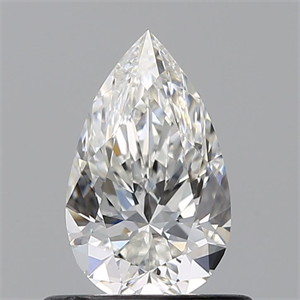 Foto Diamante Natural 0.62 quilates, De pera , Color G, claridad VVS2 y certificado GIA de