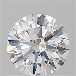 Picture of Natural Diamond 0.82 Carats, Round with Excellent Cut, D Color, SI1 Clarity and Certified by GIA