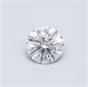 Diamante Natural 0.40 quilates, Redondo , Color E, claridad I1 y certificado GIA