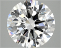 Lab Grown Diamond 3.89 Carats, Round with Ideal Cut, E Color, VS1 Clarity and Certified by IGI