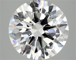 Picture of Lab Grown Diamond 3.89 Carats, Round with Ideal Cut, E Color, VS1 Clarity and Certified by IGI
