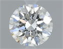 Natural Diamond 0.57 Carats, Round with Excellent Cut, I Color, VS1 Clarity and Certified by GIA