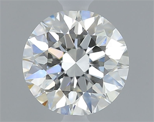 Picture of Natural Diamond 0.57 Carats, Round with Excellent Cut, I Color, VS1 Clarity and Certified by GIA