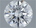 Natural Diamond 0.70 Carats, Round with Excellent Cut, F Color, SI2 Clarity and Certified by IGI