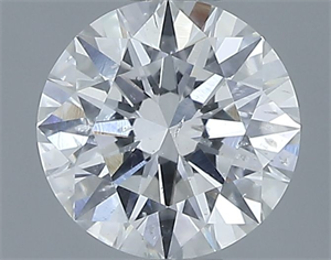 Picture of Natural Diamond 0.70 Carats, Round with Excellent Cut, F Color, SI2 Clarity and Certified by IGI