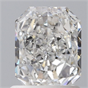 Natural Diamond 1.00 Carats, Radiant with  Cut, E Color, VS2 Clarity and Certified by GIA