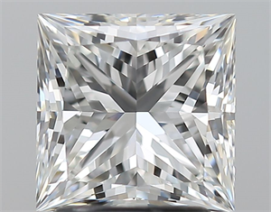 Picture of Natural Diamond 2.31 Carats, Princess with  Cut, G Color, VVS1 Clarity and Certified by GIA