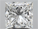 Natural Diamond 2.31 Carats, Princess with  Cut, G Color, VVS1 Clarity and Certified by GIA