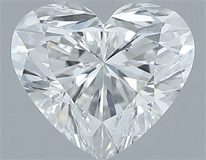 Foto Diamante Natural 0.50 quilates, Corazón , Color H, claridad SI2 y certificado GIA de