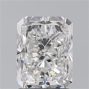 Picture of Natural Diamond 2.02 Carats, Radiant with  Cut, F Color, VVS2 Clarity and Certified by GIA