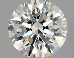 Picture of Natural Diamond 0.80 Carats, Round with Excellent Cut, J Color, VVS1 Clarity and Certified by GIA