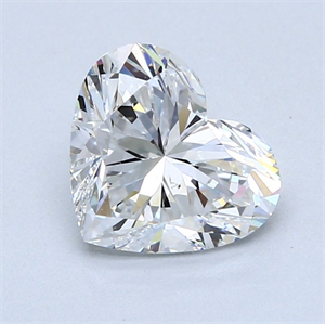 Picture of Natural Diamond 2.01 Carats, Heart with  Cut, E Color, VS2 Clarity and Certified by GIA