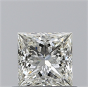 Diamante Natural 0.60 quilates, Princesa , Color K, claridad VVS1 y certificado GIA