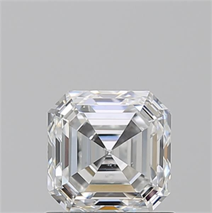 Picture of Natural Diamond 1.01 Carats, Asscher with  Cut, E Color, SI1 Clarity and Certified by GIA
