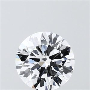 Picture of Lab Grown Diamond 1.50 Carats, Round with Excellent Cut, D Color, VVS2 Clarity and Certified by IGI