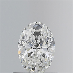 Picture of Natural Diamond 0.55 Carats, Oval with  Cut, F Color, VS2 Clarity and Certified by GIA