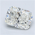 Natural Diamond 1.30 Carats, Cushion with  Cut, H Color, VS1 Clarity and Certified by GIA